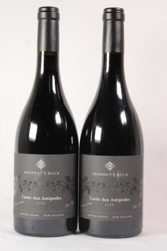 (2) 2016 Prophet's Rock Cuvee aux Antipodes Pinot Noir, Central Otago*