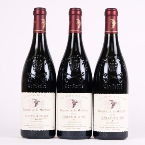 (3) 2008 Domaine de la Mordoree Chateauneuf du Pape La Reine des Bois
