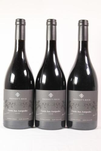 (3) 2016 Prophet's Rock Cuvee aux Antipodes Pinot Noir, Central Otago*