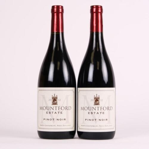 (2) 2012 Mountford Estate Pinot Noir, Waipara
