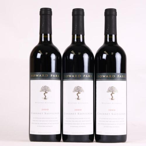 (3) 2000 Howard Park Cabernet Sauvignon/Merlot, West Australia
