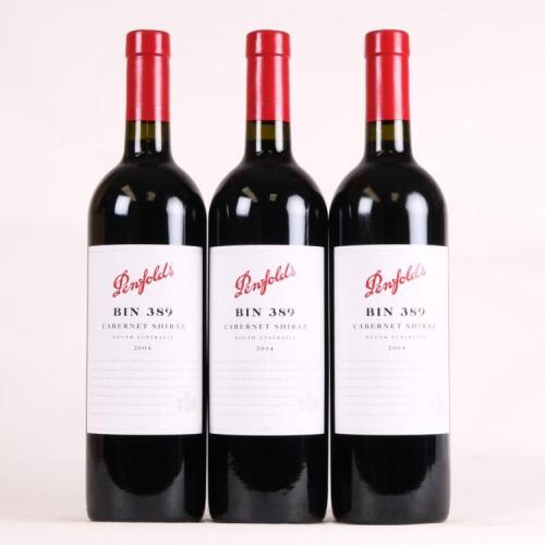 (3) 2004 Penfolds Bin 389 Cabernet Sauvignon/Shiraz, South Australia