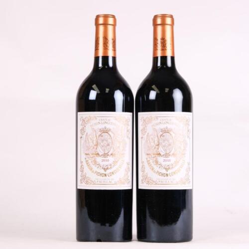 (2) 2010 Chateau Pichon Longueville Baron de Pichon Longueville 2eme Cru Classe, Pauillac